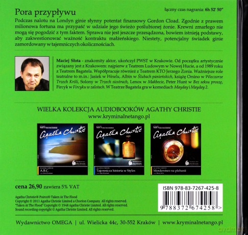 Mp3 Pora Przypływu 15 - Christie Agatha [KSIĄŻKA]