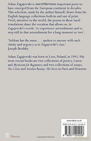 Selected Poems - Adam Zagajewski [KSIĄŻKA]