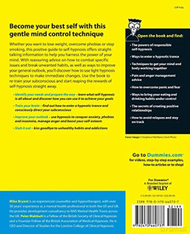 Self Hypnosis For Dummies - Mike Bryant [KSIĄŻKA]