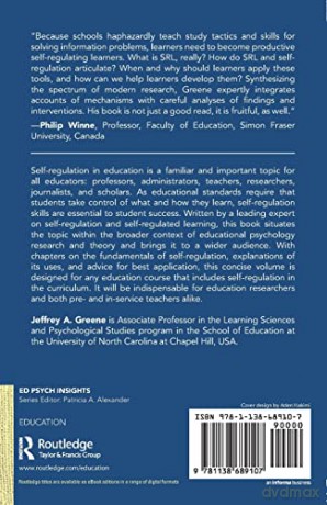 Selfregulaton In Education - Jeffrey A. Greene [KSIĄŻKA]
