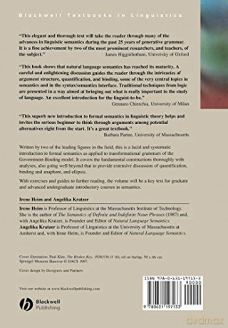 Semantics In Generative Grammar - Irene Heim [KSIĄŻKA]