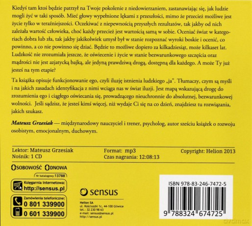 Mp3. Ego-Rcyzmy Czyta:Mateusz Grzesiak - Grzesiek M. [KSIĄŻKA]