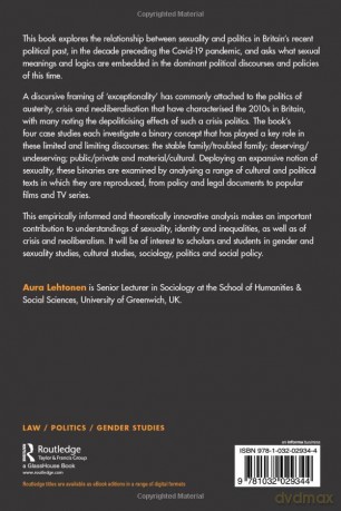 Sexual Logics Of Neoliberalism In Britai - Aura Lehtonen [KSIĄŻKA]