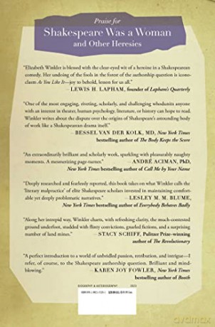 Shakespeare Was A Woman And Ha - Elizabeth Winkler [KSIĄŻKA]