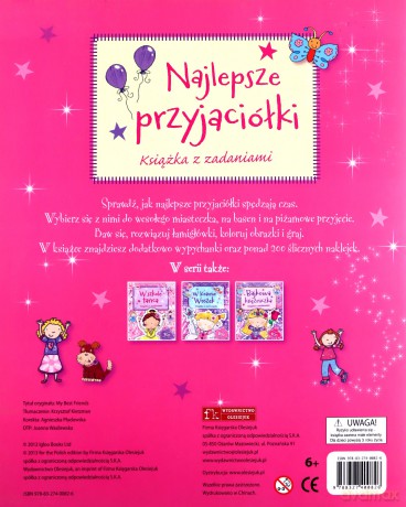 Najlepsze Przyjaciółki. Książka z Zadaniami [KSIĄŻKA]