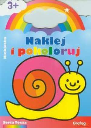Naklej I Pokoloruj Niebieska [KSIĄŻKA]