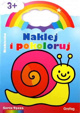 Naklej I Pokoloruj Niebieska [KSIĄŻKA]