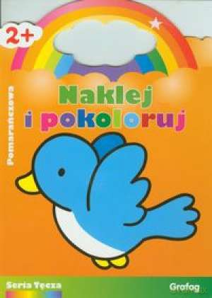 Naklej I Pokoloruj Pomarańczowa [KSIĄŻKA]