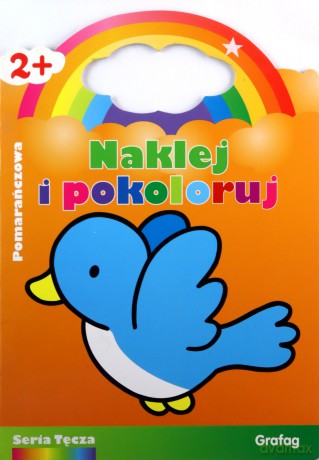 Naklej I Pokoloruj Pomarańczowa [KSIĄŻKA]