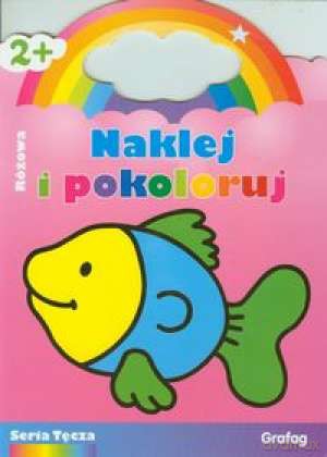 Naklej I Pokoloruj Różowa [KSIĄŻKA]