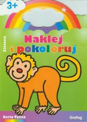 Naklej I Pokoloruj Zielona [KSIĄŻKA]