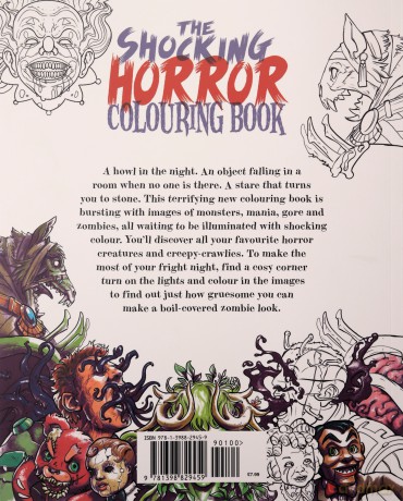 Shocking Horror Colouring Book - Juan Calle [KSIĄŻKA]