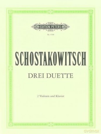 Shostakovich 3 Duets Violin Ensemble - Dmitri Shostakovich [KSIĄŻKA]