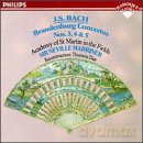 Marriner: Bach- Brandenburg Ctos 3, 4, 5 [CD]