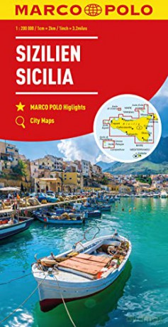 Sicily Marco Polo Map [KSIĄŻKA]