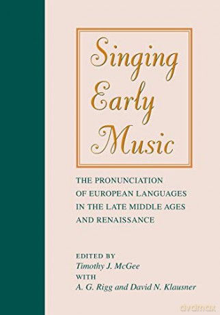 Singing Early Music - Mcgee [KSIĄŻKA]