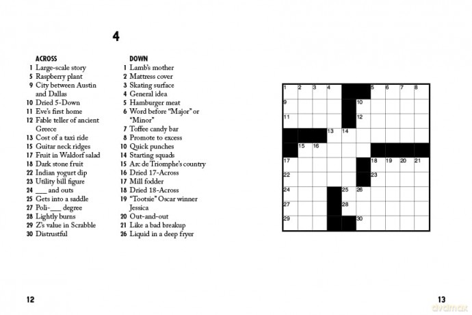 Sip Solve Easy Mini Crosswords - Zhouqin Burnikel [KSIĄŻKA]