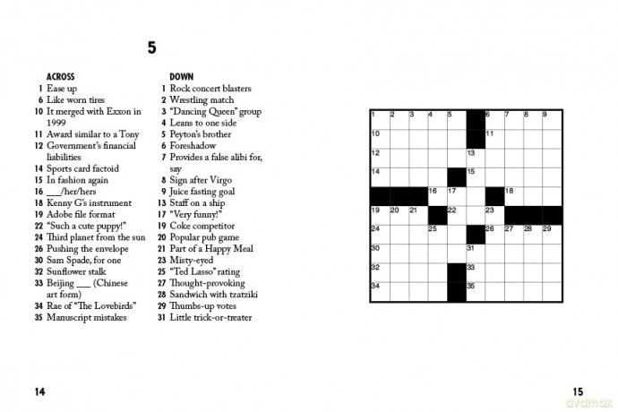 Sip Solve Easy Mini Crosswords - Zhouqin Burnikel [KSIĄŻKA]