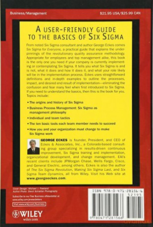 Six Sigma For Everyone - Eckes [KSIĄŻKA]