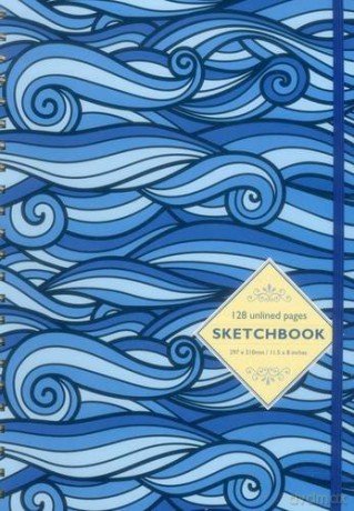 Sketchbook Blue Swirls [KSIĄŻKA]