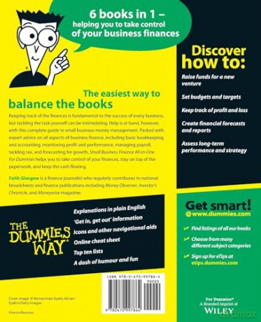 Small Business Finance All In One/Dummie - Faith Glasgow [KSIĄŻKA]
