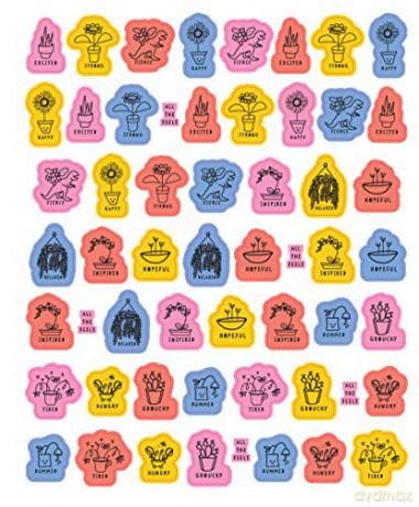 So Many Feelings Stickers - Workman Pipsticks+ [KSIĄŻKA]