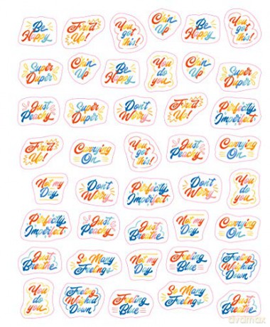 So Many Feelings Stickers - Workman Pipsticks+ [KSIĄŻKA]