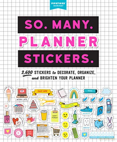 So Many Planner Stickers - Pipsticks [KSIĄŻKA]