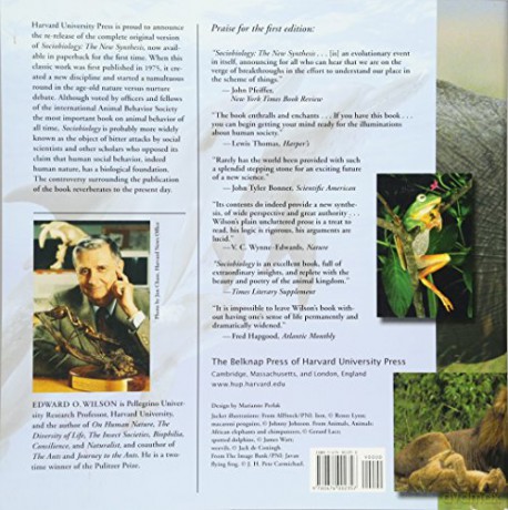 Sociobiology The New Synthesis - Edward O Wilson [KSIĄŻKA]