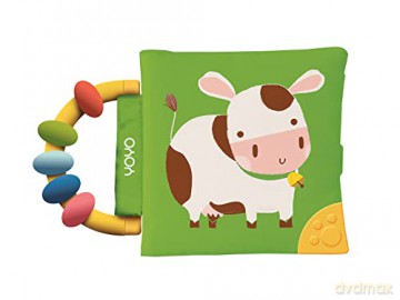 Soft Rattle Teether Moo Cow [KSIĄŻKA]