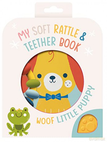 Soft Rattle Teether Woof Puppy [KSIĄŻKA]