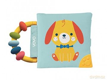 Soft Rattle Teether Woof Puppy [KSIĄŻKA]