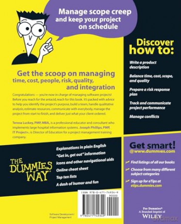 Software Project Management For Dummies - Phillips [KSIĄŻKA]