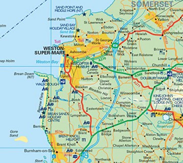 Somerset Pocket Map - Collins Maps [KSIĄŻKA]