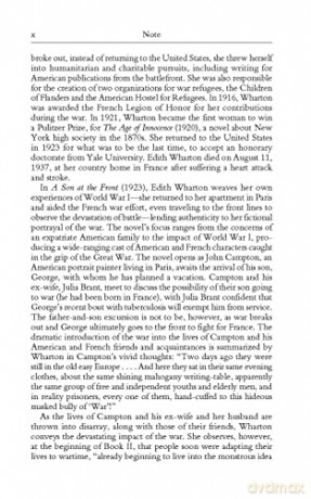 Son At The Front - Edith Wharton [KSIĄŻKA]