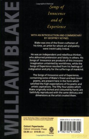 Songs Of Innocence And Experience - William Blake [KSIĄŻKA]