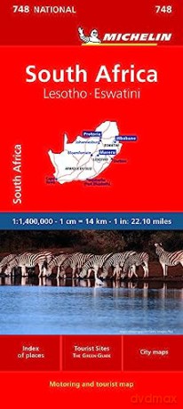 South Africa National Map 748 - Michelin [KSIĄŻKA]
