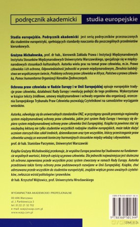 Ochrona Praw Człowieka W Radzie Europy I W Unii Europejskiej - Michałowska G. [KSIĄŻKA]