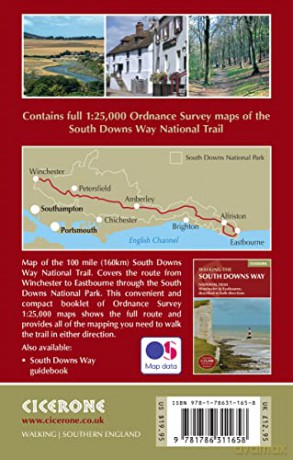 South Downs Way Map Booklet - Kev Reynolds [KSIĄŻKA]