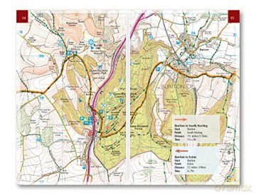 South Downs Way Map Booklet - Kev Reynolds [KSIĄŻKA]