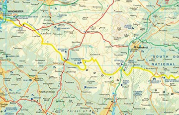South Downs Way National Trail/Map - Collins Maps [KSIĄŻKA]