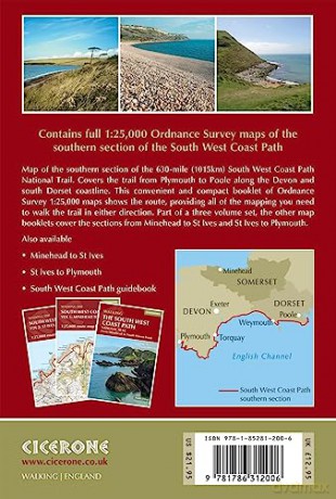 South West Coast Path Map Booklet Vol 3 - Paddy Dillon [KSIĄŻKA]