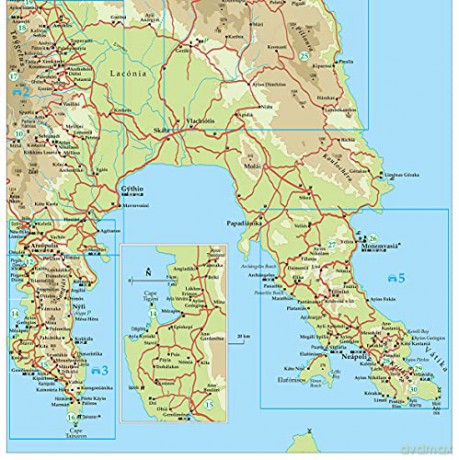 Southern Peloponnese:5 Car Tours, 50 Lon - Michael Cullen [KSIĄŻKA]