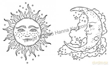 Space Colouring Book - Hanna Karlzon [KSIĄŻKA]
