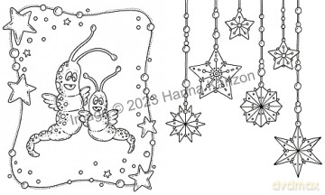 Space Colouring Book - Hanna Karlzon [KSIĄŻKA]