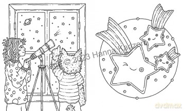 Space Colouring Book - Hanna Karlzon [KSIĄŻKA]