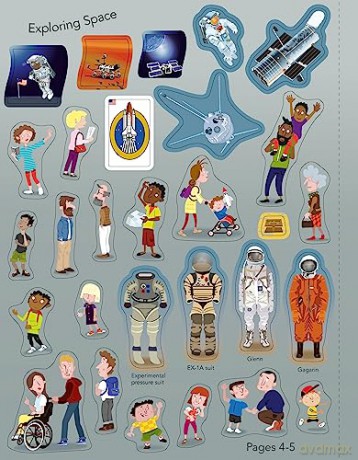 Space Sticker Book - Fiona Watt [KSIĄŻKA]