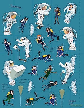 Space Sticker Book - Fiona Watt [KSIĄŻKA]
