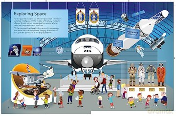 Space Sticker Book - Fiona Watt [KSIĄŻKA]