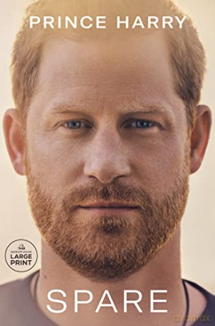 Spare Large Print Us Edition - Prince Harry [KSIĄŻKA]